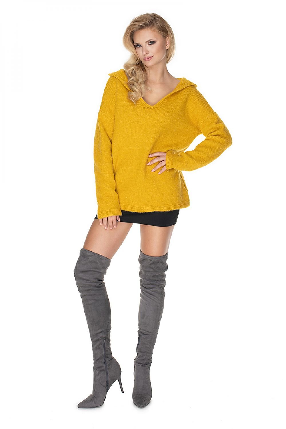 Jumper model 135297 Yellow by PeeKaBoo - One Size - Jumpers