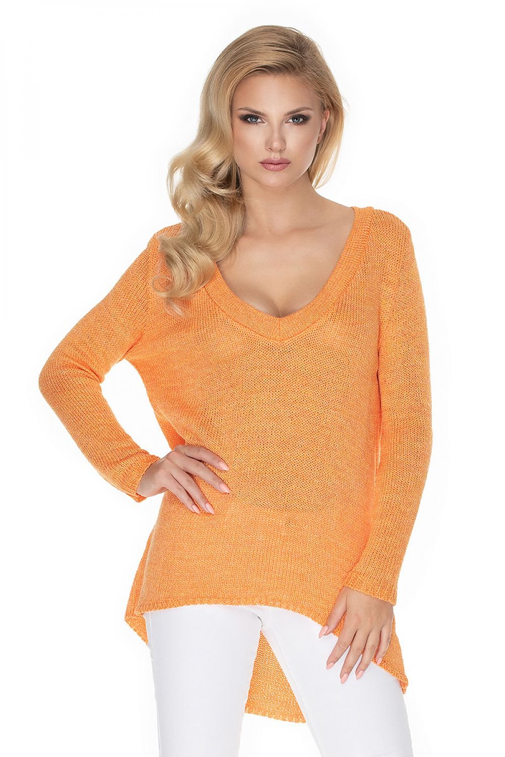 Jumper model 135310 Orange by PeeKaBoo - One Size - Jumpers