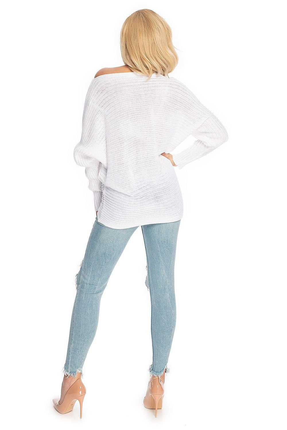 Jumper model 146917 White by PeeKaBoo - One Size - Jumpers