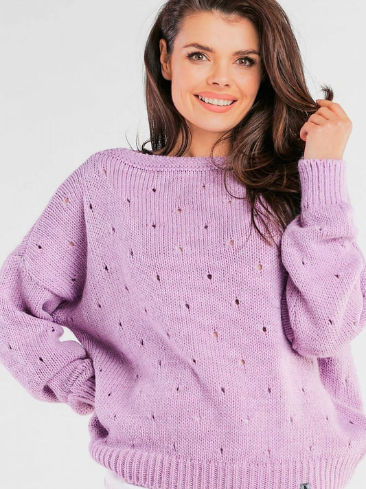 Jumper model 166861 Violet by awama - One Size - Jumpers