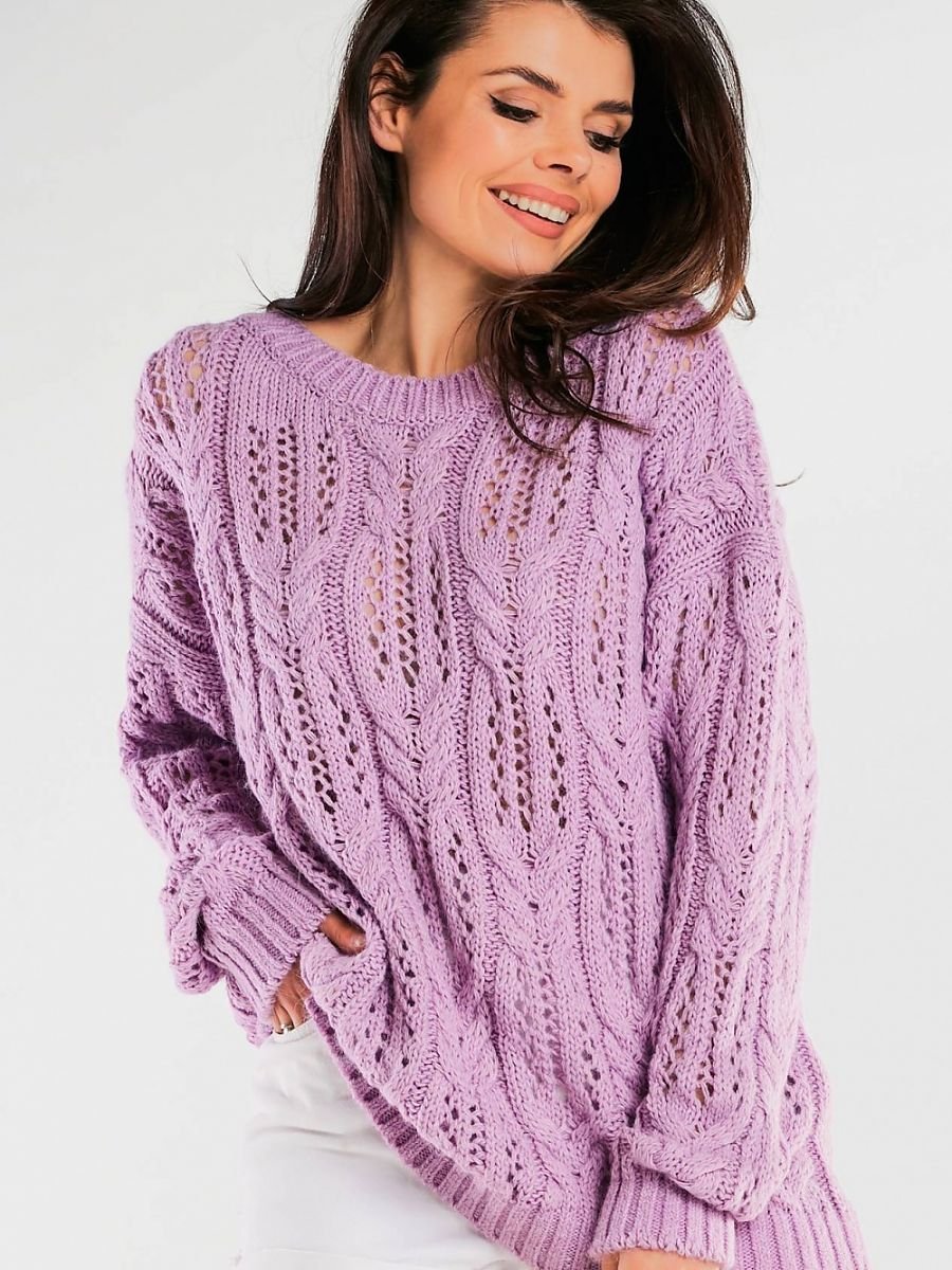 Jumper model 166866 Violet by awama - One Size - Jumpers