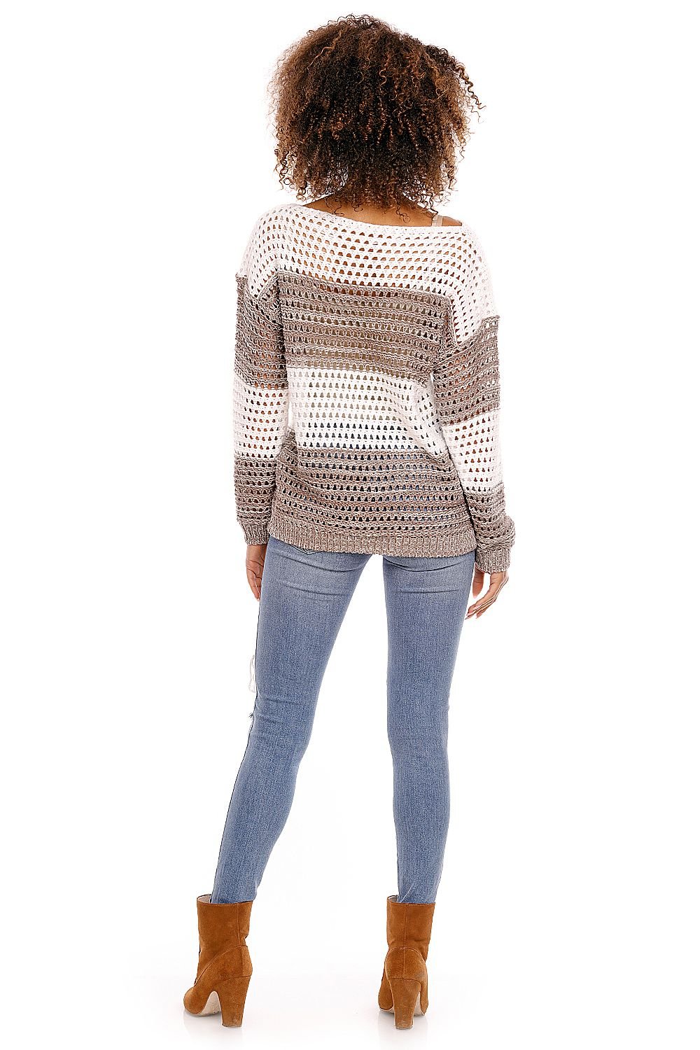 Jumper model 94462 Brown by PeeKaBoo - One Size Jumpers