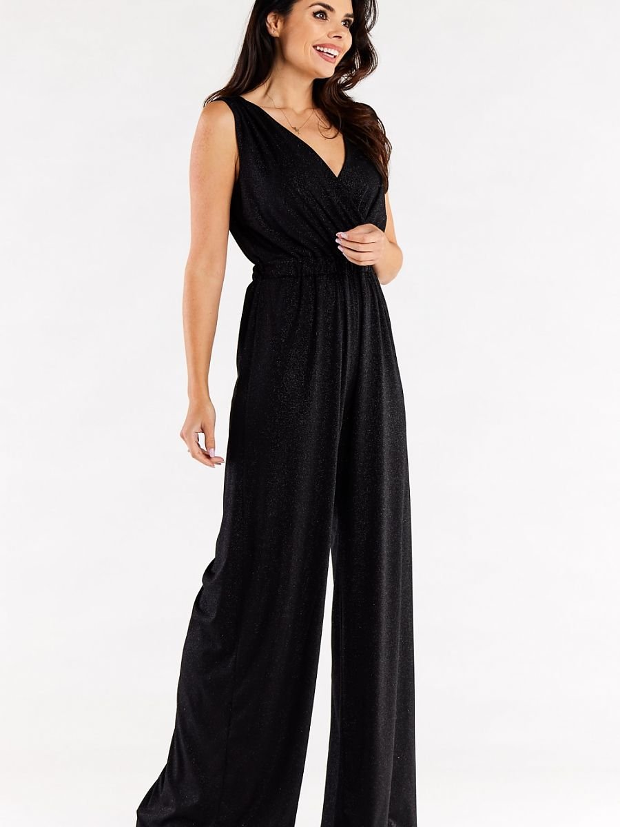 Jumpsuit model 174375 Black by awama - Jumpsuits