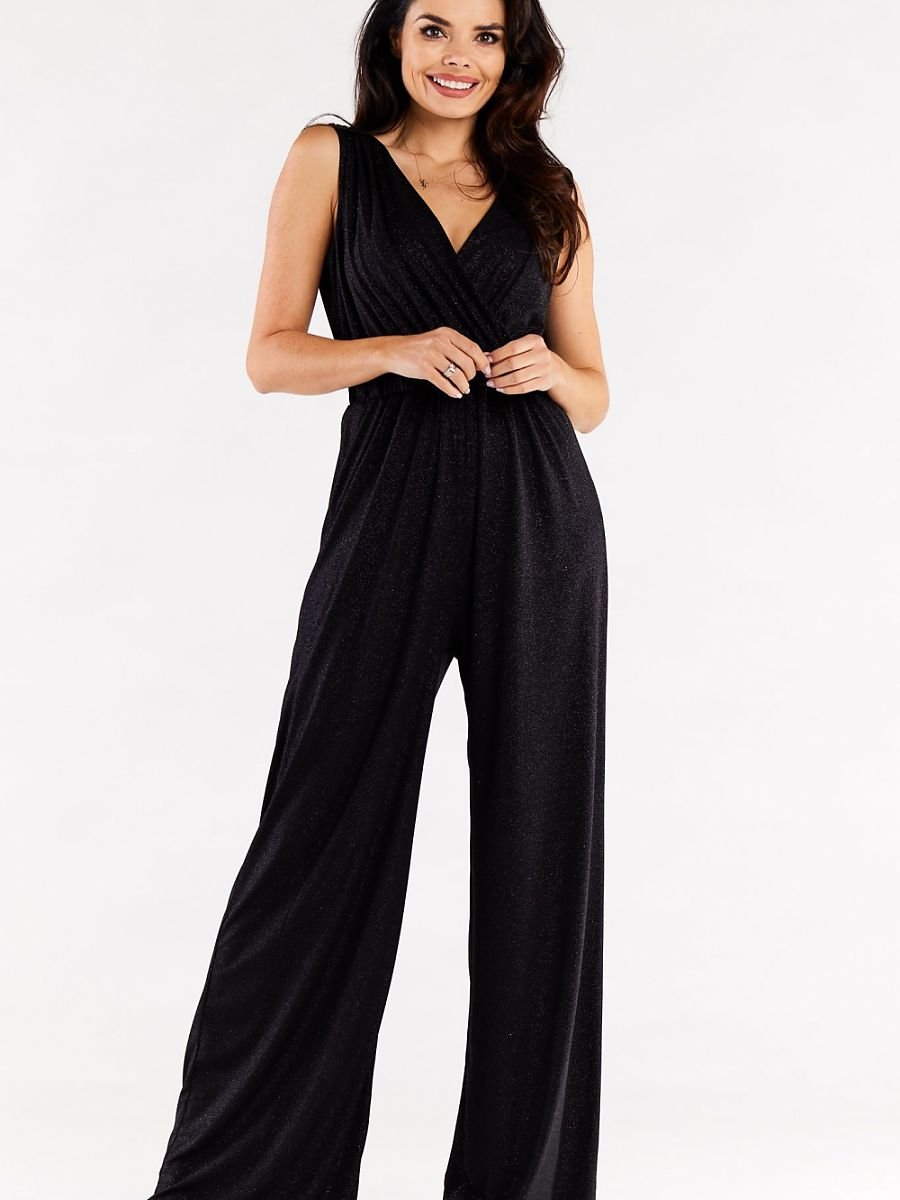 Jumpsuit model 174375 Black by awama - Jumpsuits