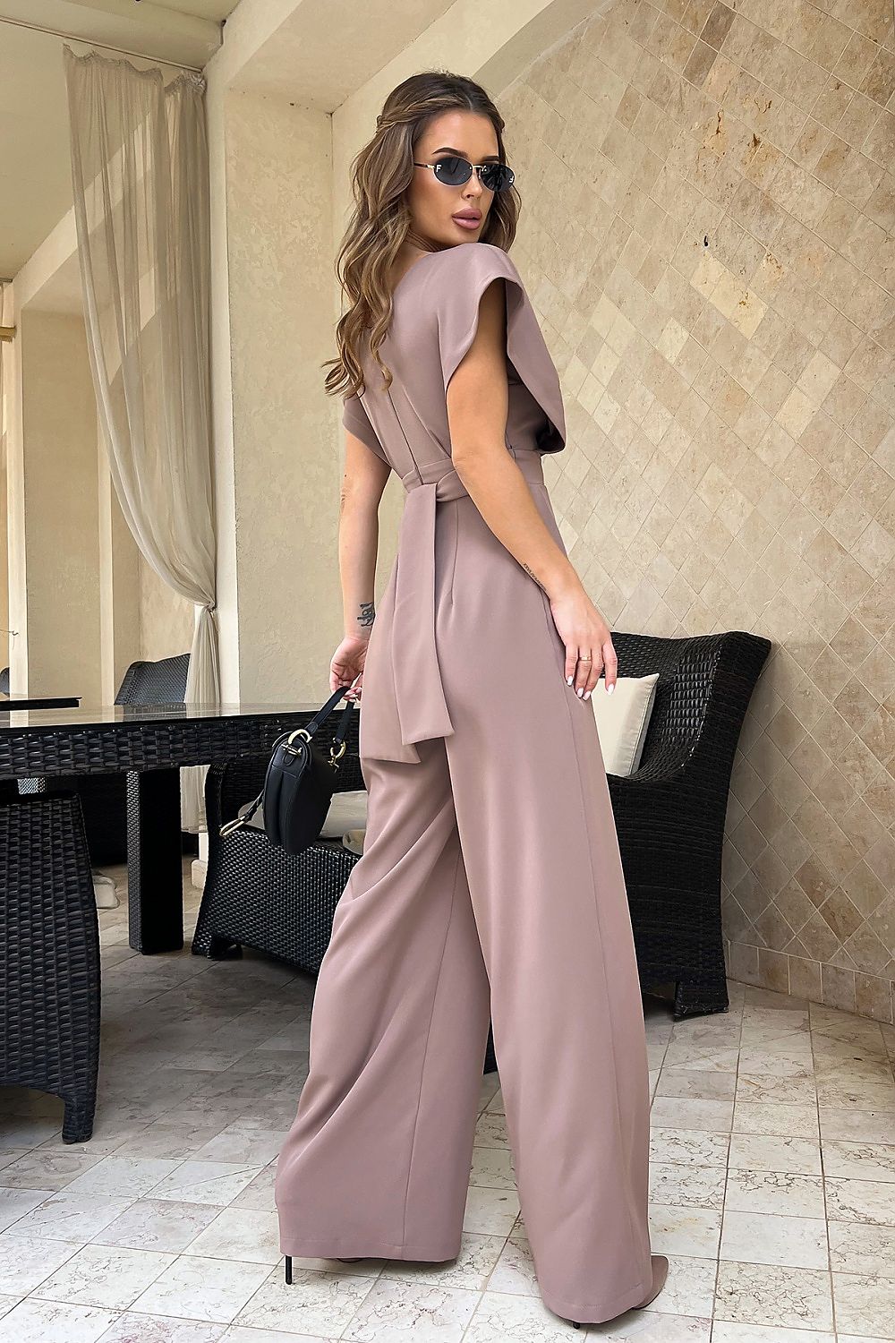 Jumpsuit model 190490 Brown by Bicotone - Jumpsuits