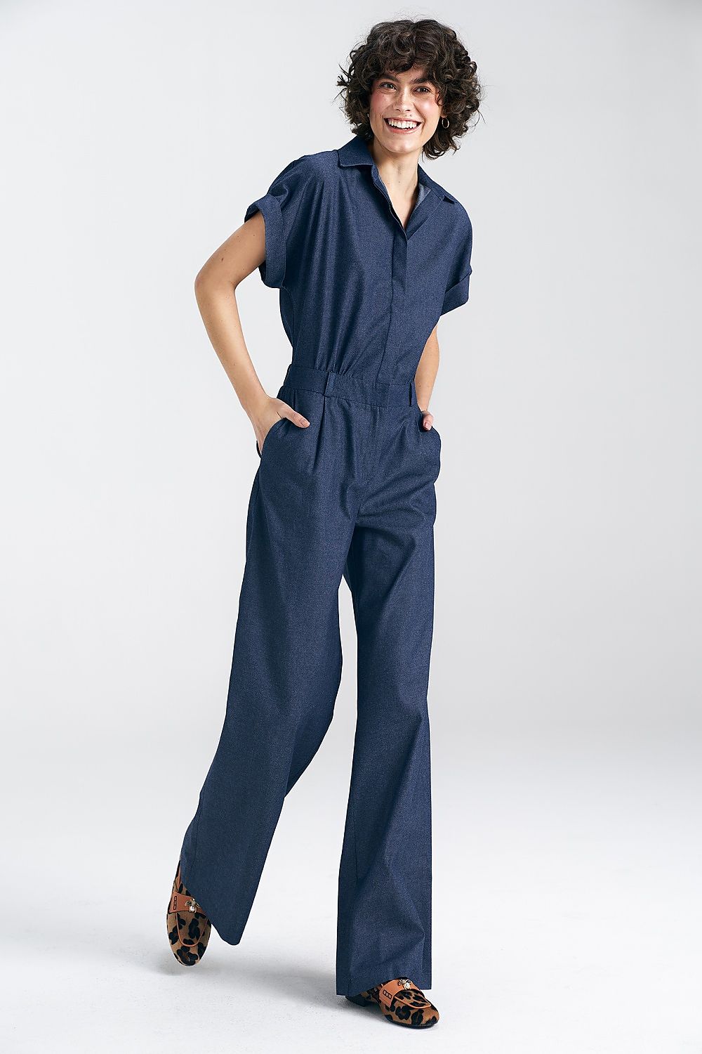 Jumpsuit model 193808 Blue by Nife - Jumpsuits