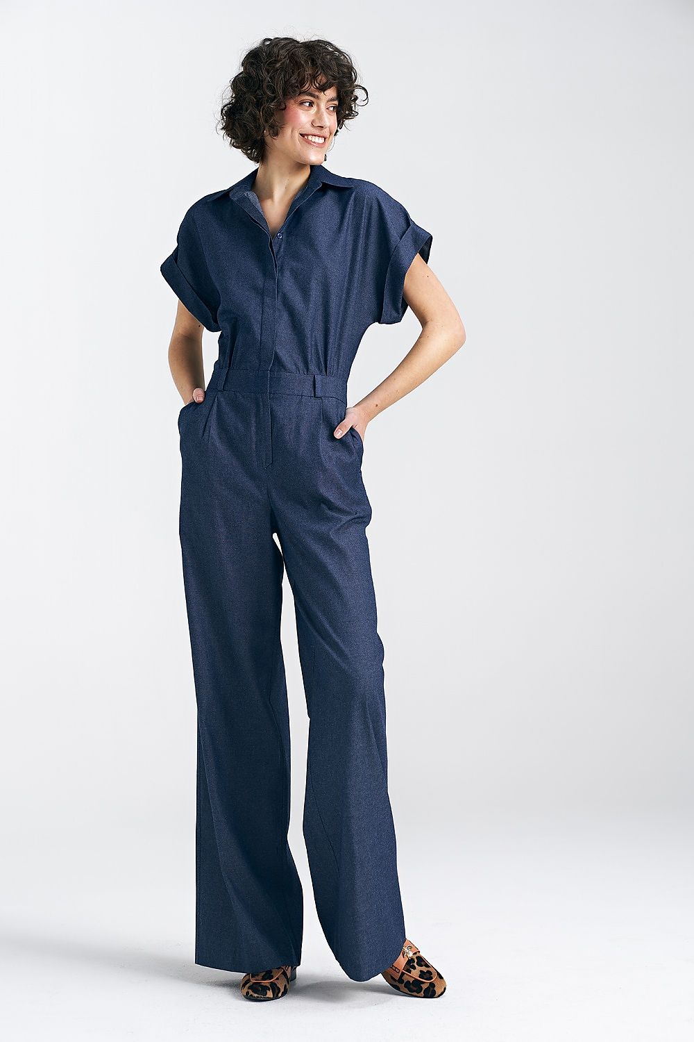 Jumpsuit model 193808 Blue by Nife - Jumpsuits