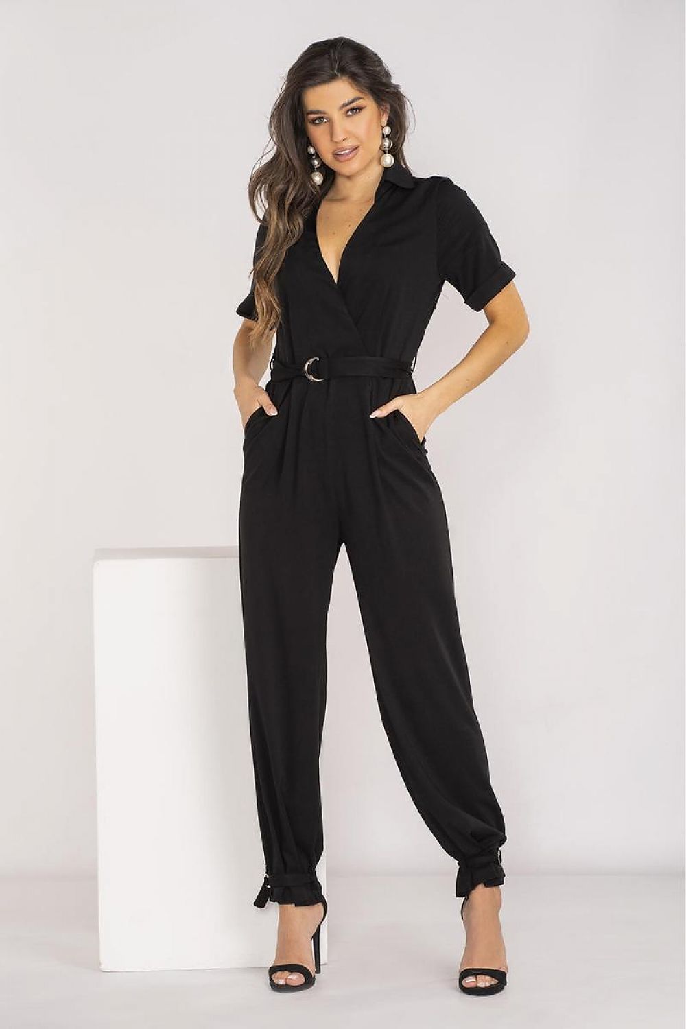 Jumpsuit model 197855 Black by awama - Jumpsuits