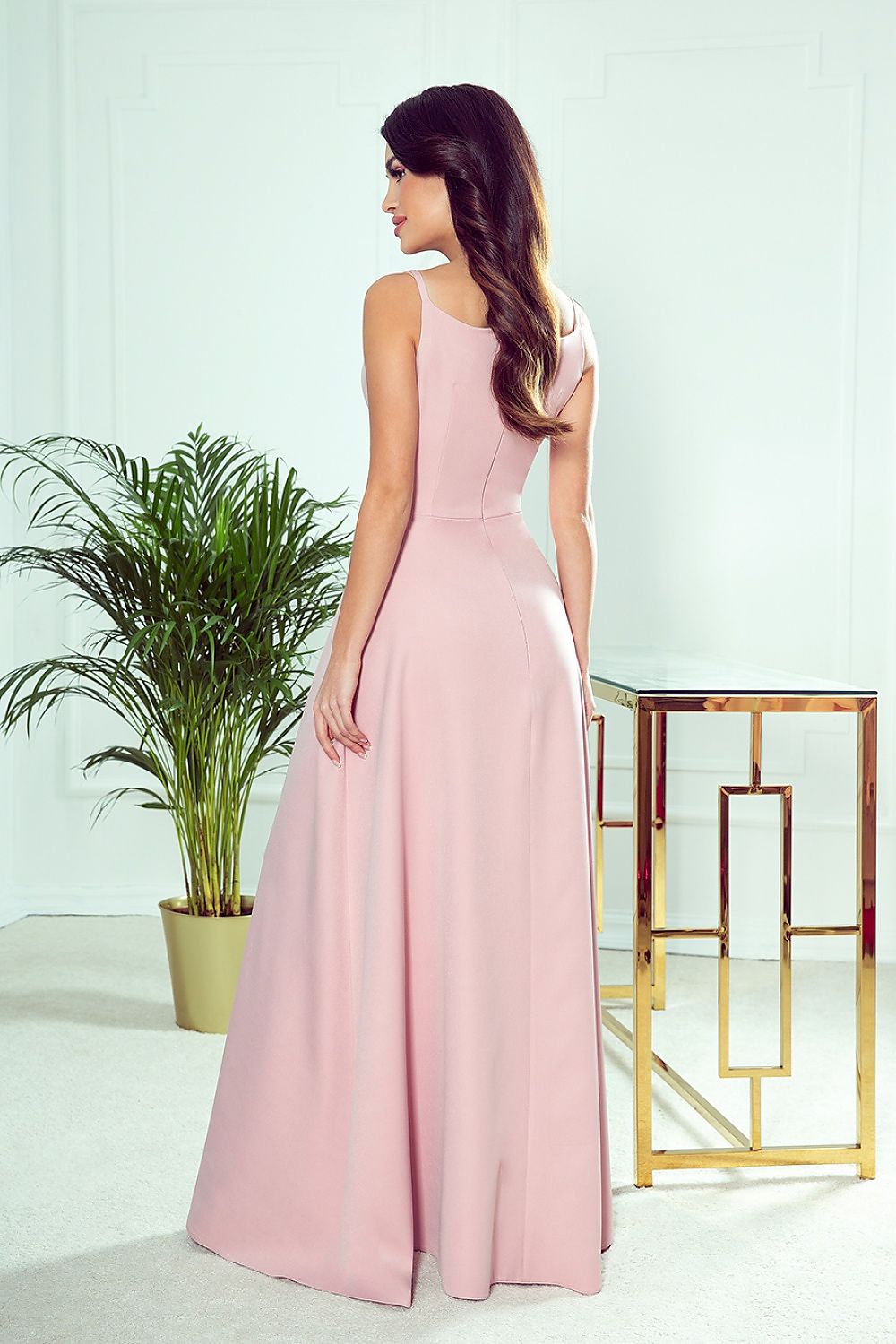 Long dress model 142669 Pink by Numoco - Long Dresses