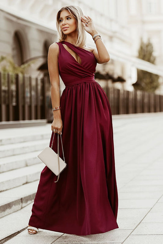 Long dress model 160537 Red by Bicotone - Long Dresses