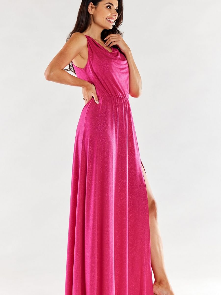 Long dress model 174348 Pink by awama - Long Dresses