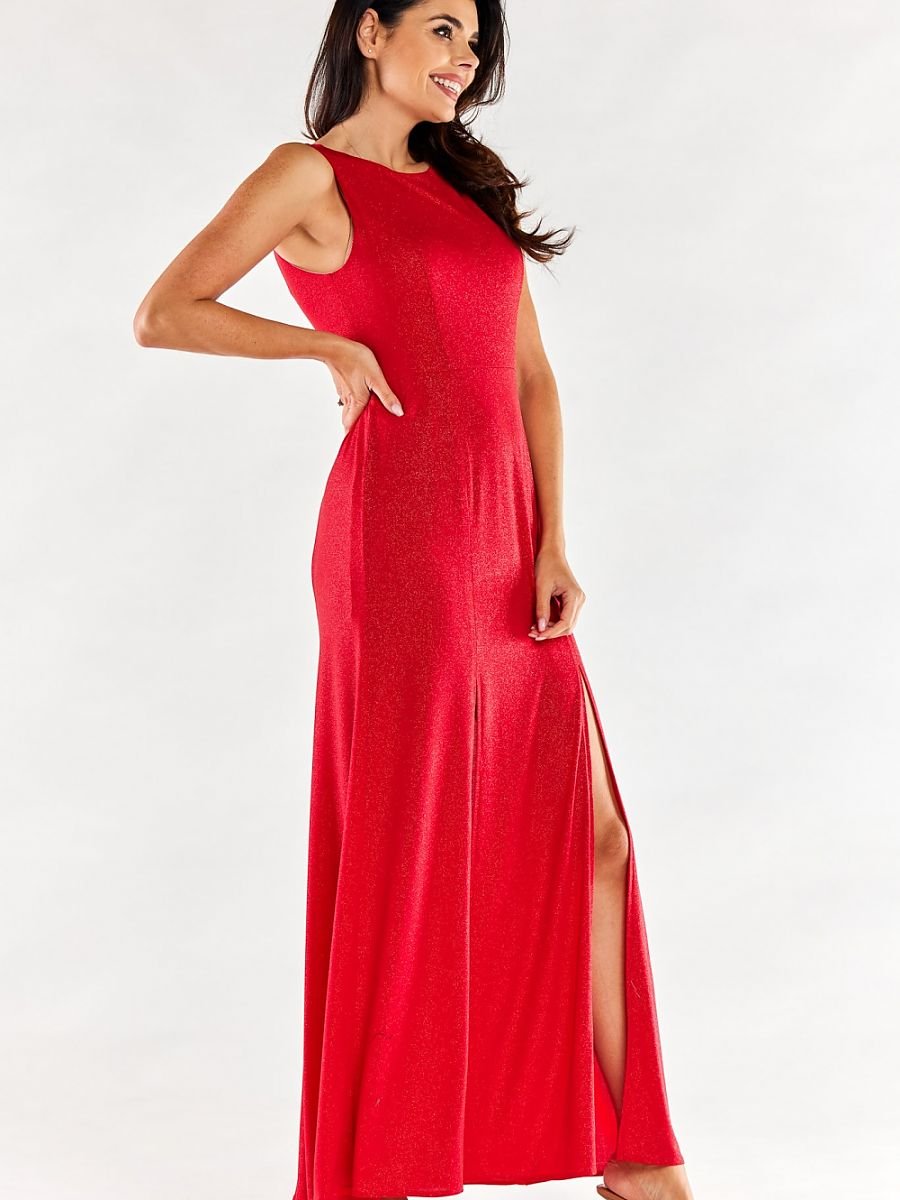 Long dress model 174383 Red by awama - Long Dresses