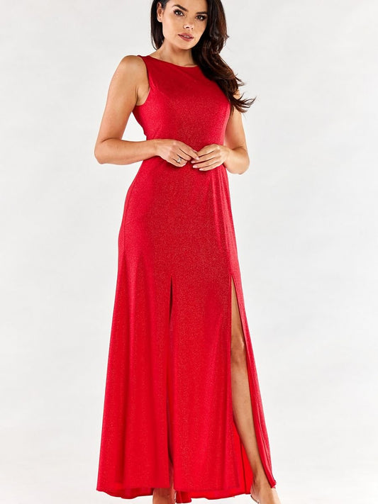 Long dress model 174383 Red by awama - Long Dresses