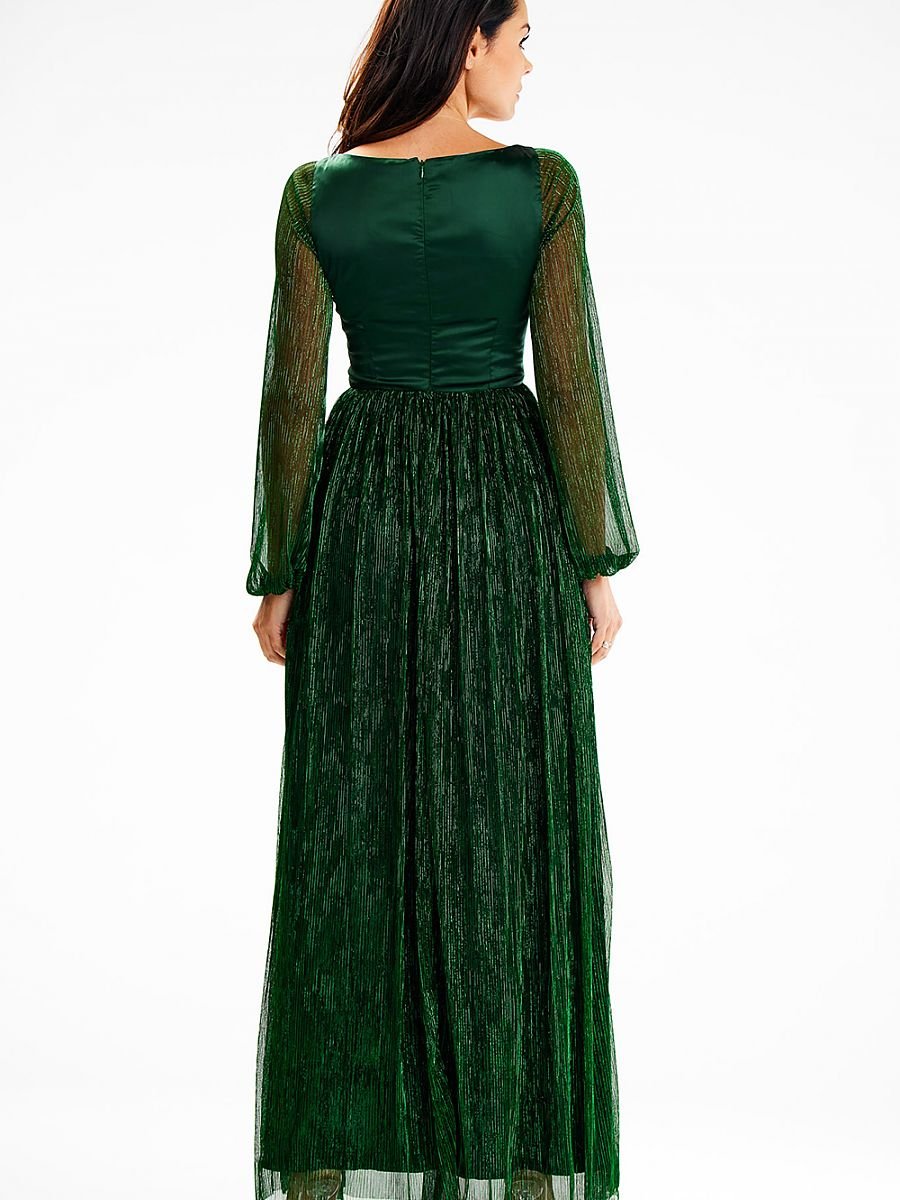 Long dress model 189438 Green by awama - Long Dresses