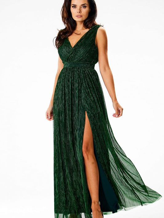 Long dress model 189441 Green by awama - Long Dresses