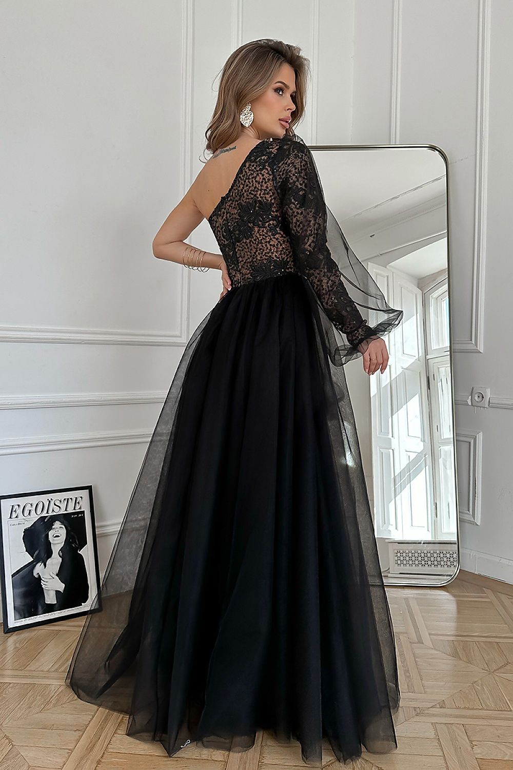 Long dress model 190496 Black by Bicotone - Long Dresses
