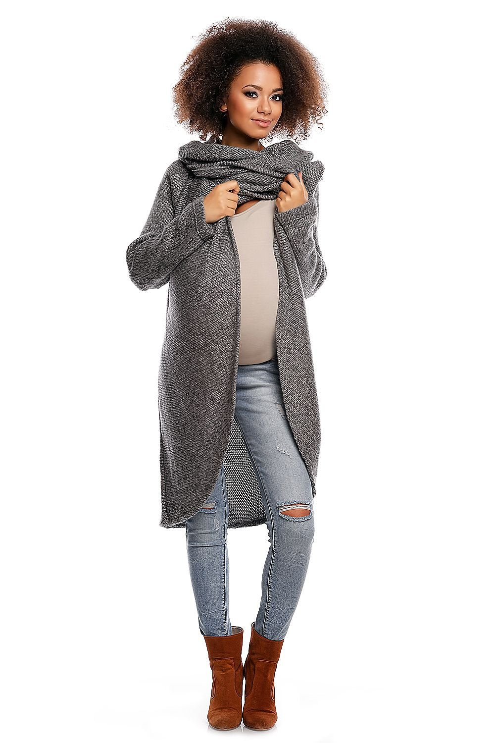 Long jumper model 84290 Grey by PeeKaBoo - One Size - Long