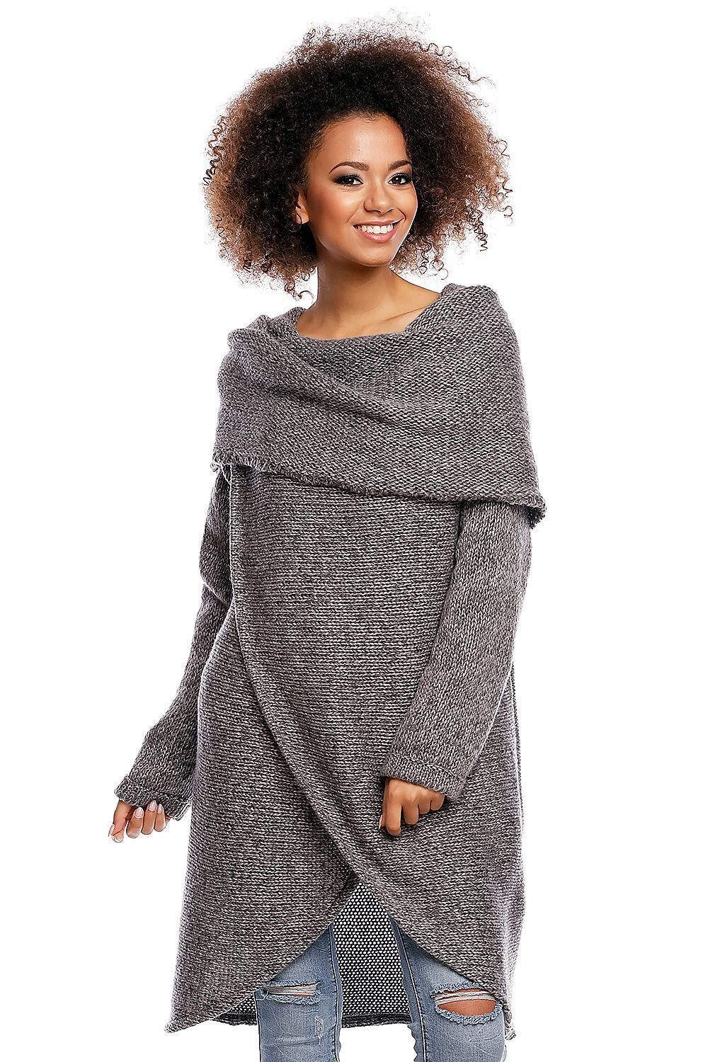 Long jumper model 84297 Grey by PeeKaBoo - One Size - Long