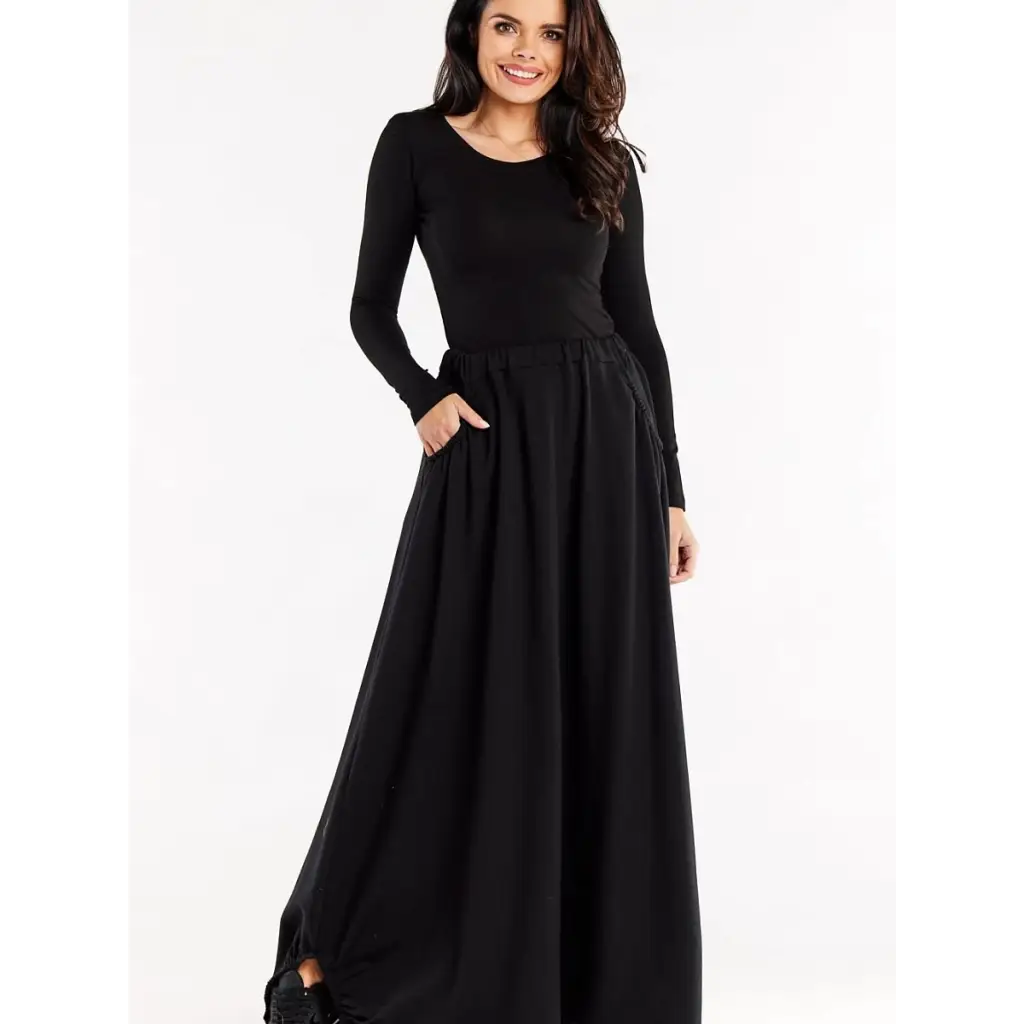 Long skirt model 188064 Black by Infinite You - Long Skirts