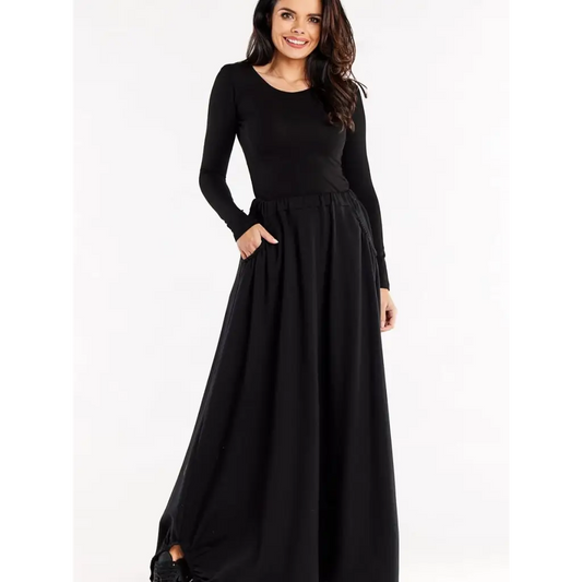 Long skirt model 188064 Black by Infinite You - Long Skirts