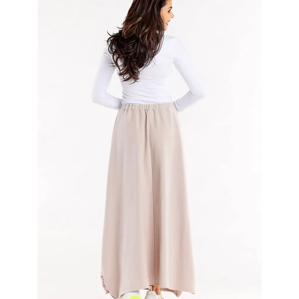 Long skirt model 188065 Beige by Infinite You - Long Skirts