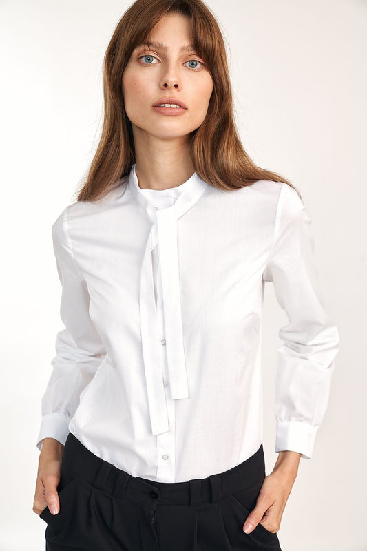 Long sleeve shirt model 158329 White by Nife - Shirts