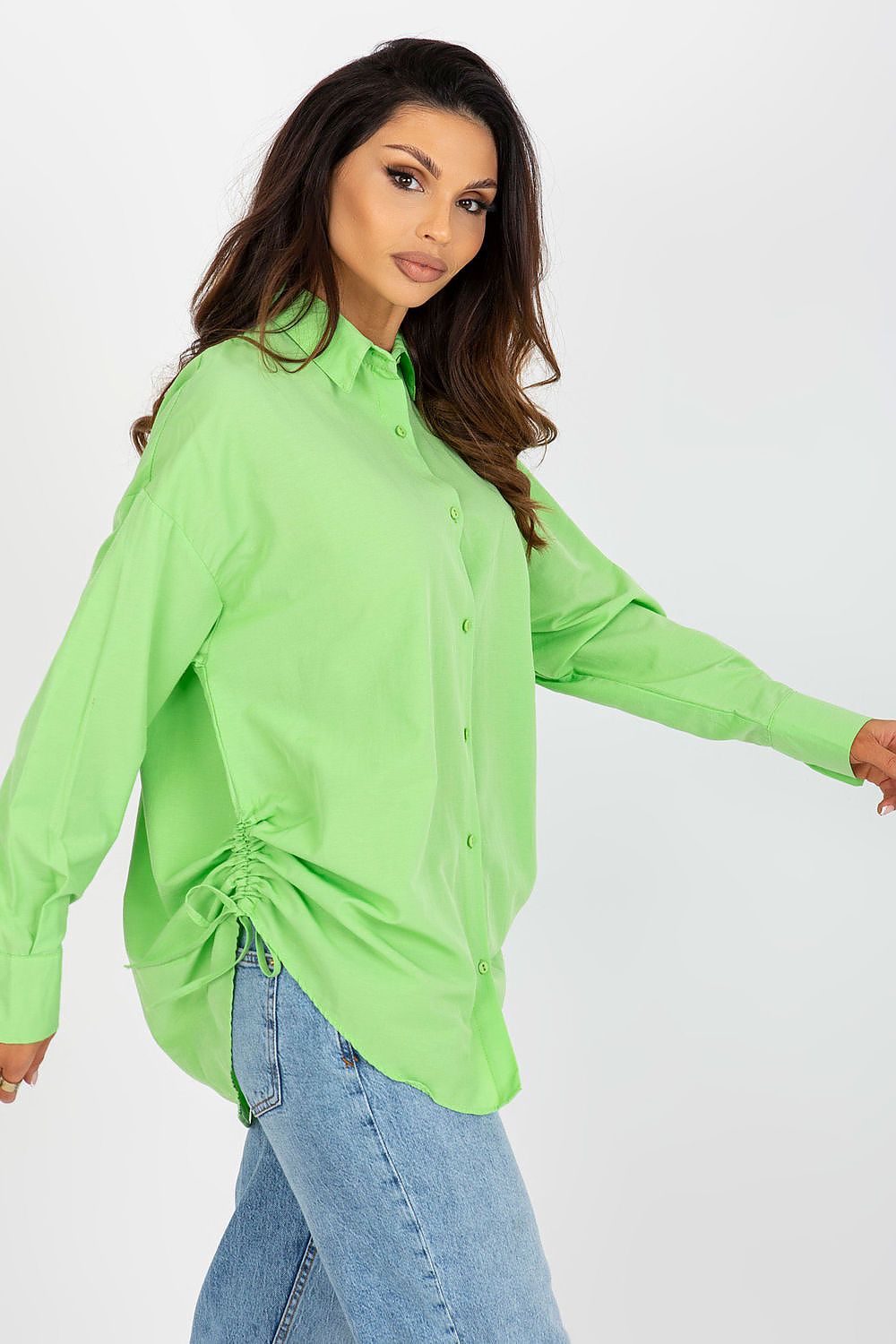 Long sleeve shirt model 176768 Green by Factory Price