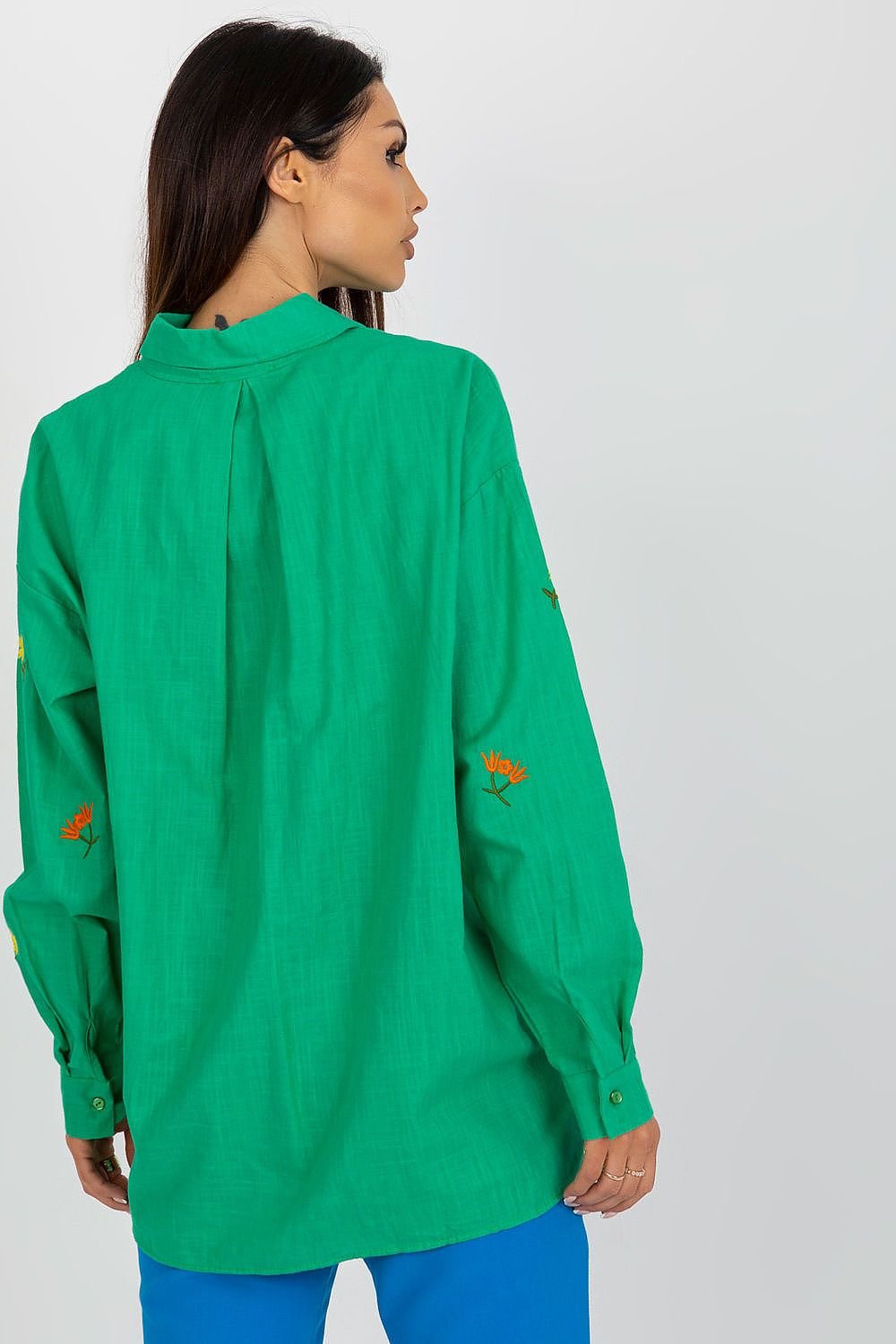 Long sleeve shirt model 181612 Green by Factory Price