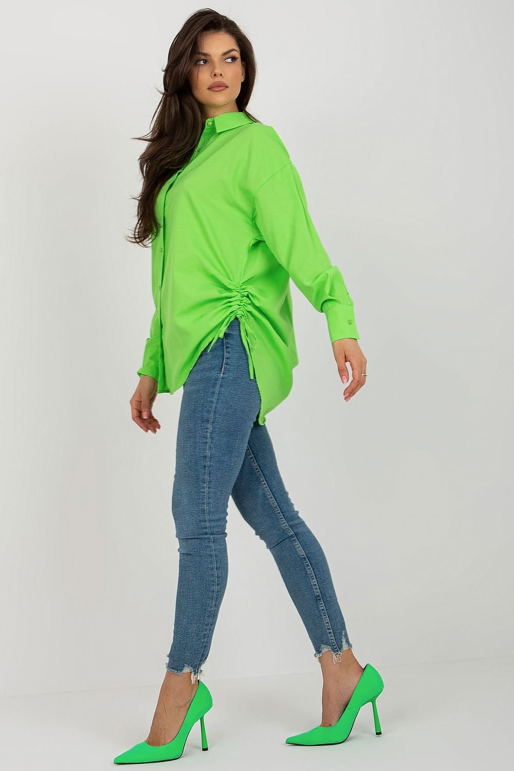 Long sleeve shirt model 181618 Green by Factory Price