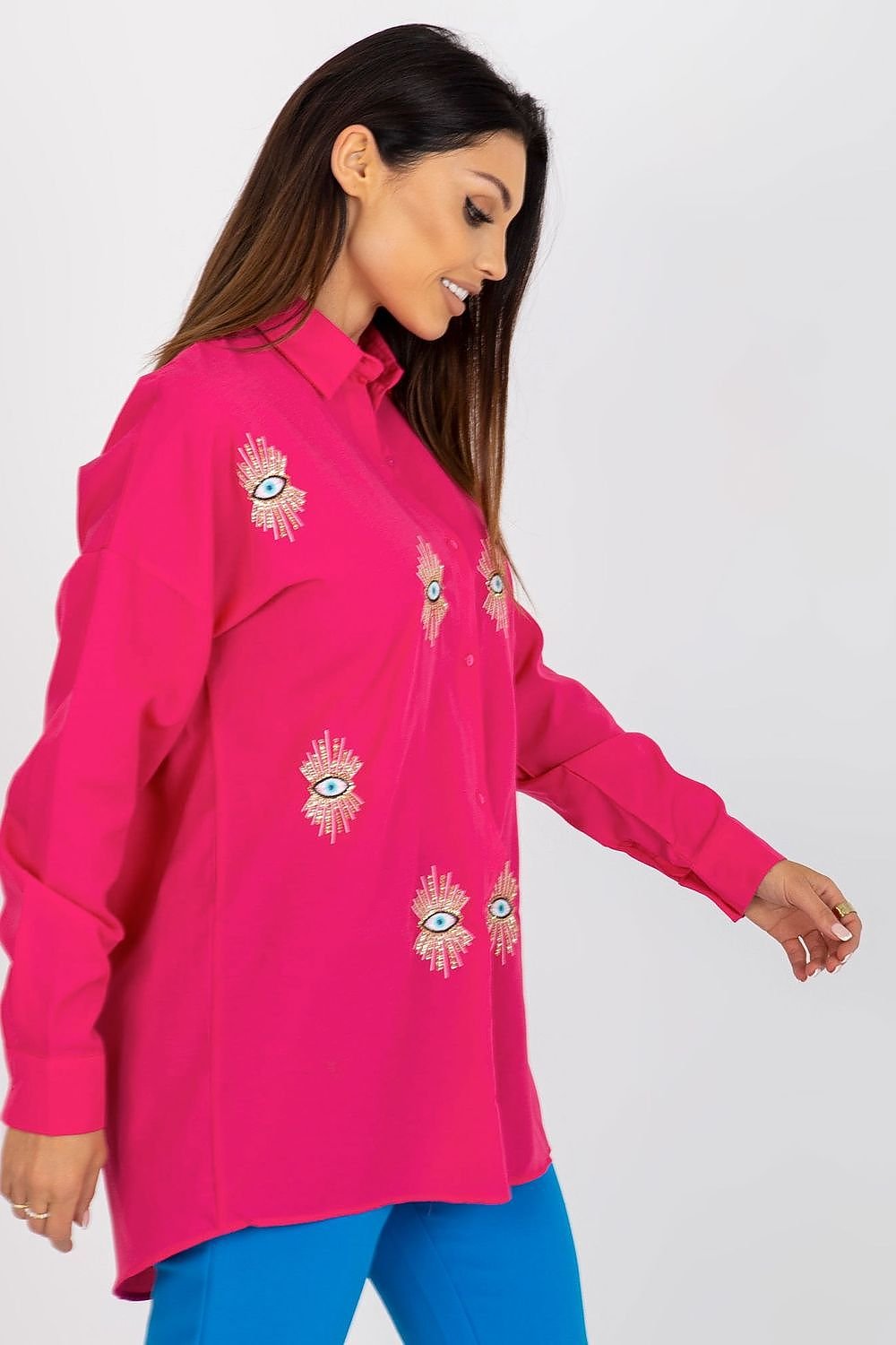 Long sleeve shirt model 181621 Pink by Factory Price - Long