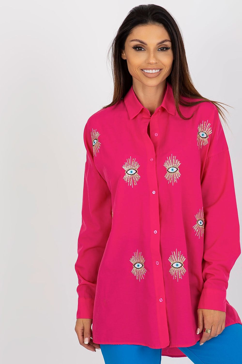 Long sleeve shirt model 181621 Pink by Factory Price - Long