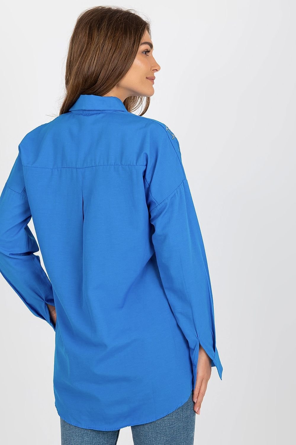 Long sleeve shirt model 181625 Blue by Factory Price - Long