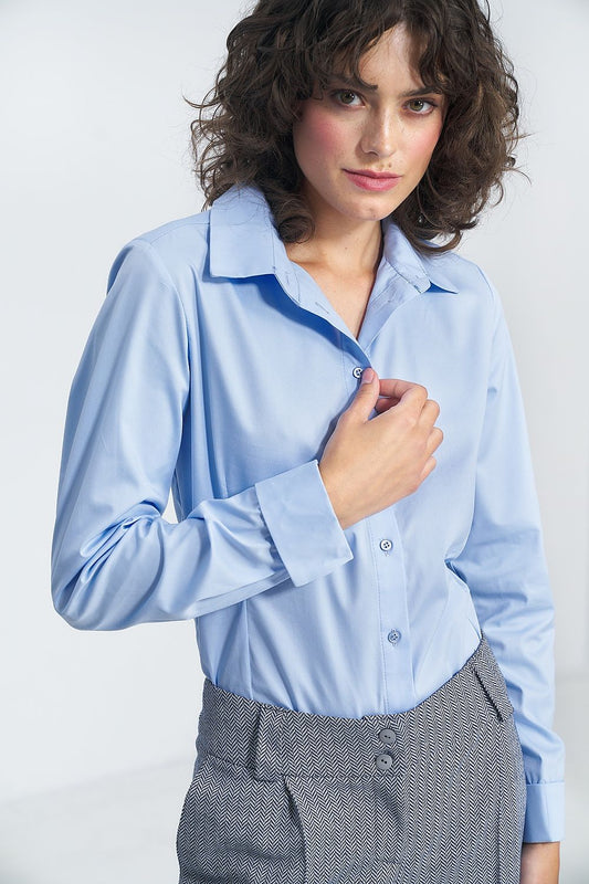 Long sleeve shirt model 184610 Blue by Nife - Shirts