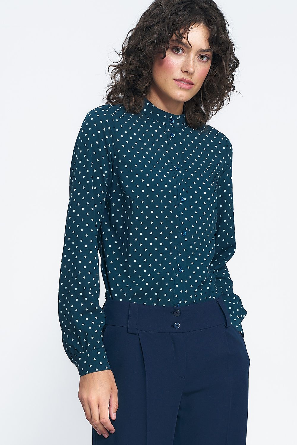 Long sleeve shirt model 186125 Green by Nife - Shirts