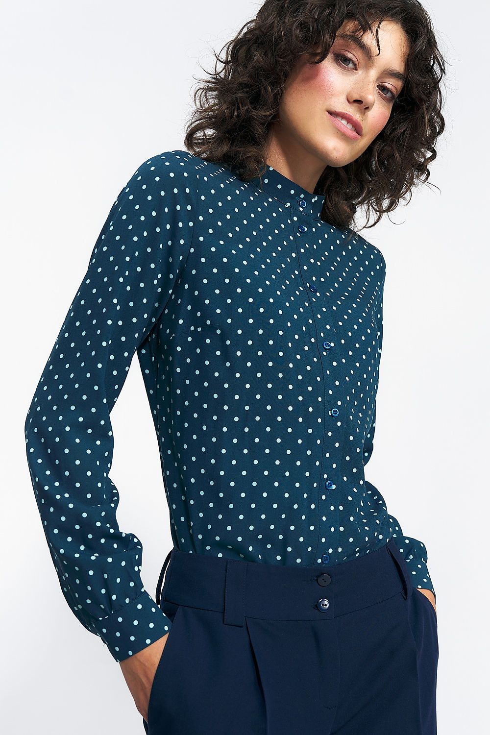 Long sleeve shirt model 186125 Green by Nife - Shirts