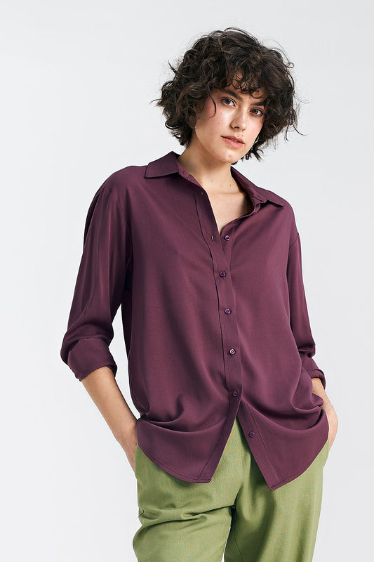 Long sleeve shirt model 192970 Violet by Nife - Shirts