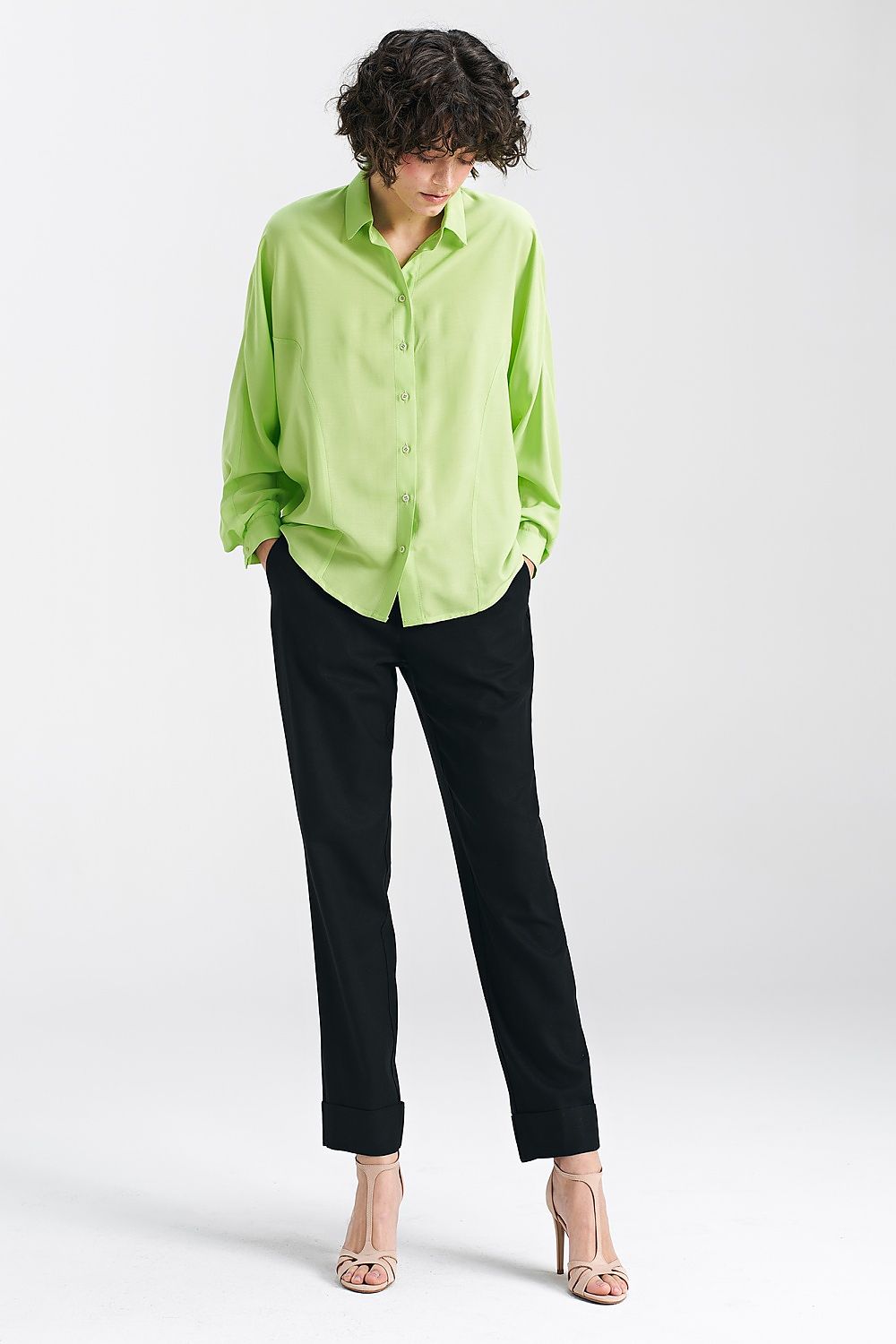 Long sleeve shirt model 192974 Green by Nife - Shirts