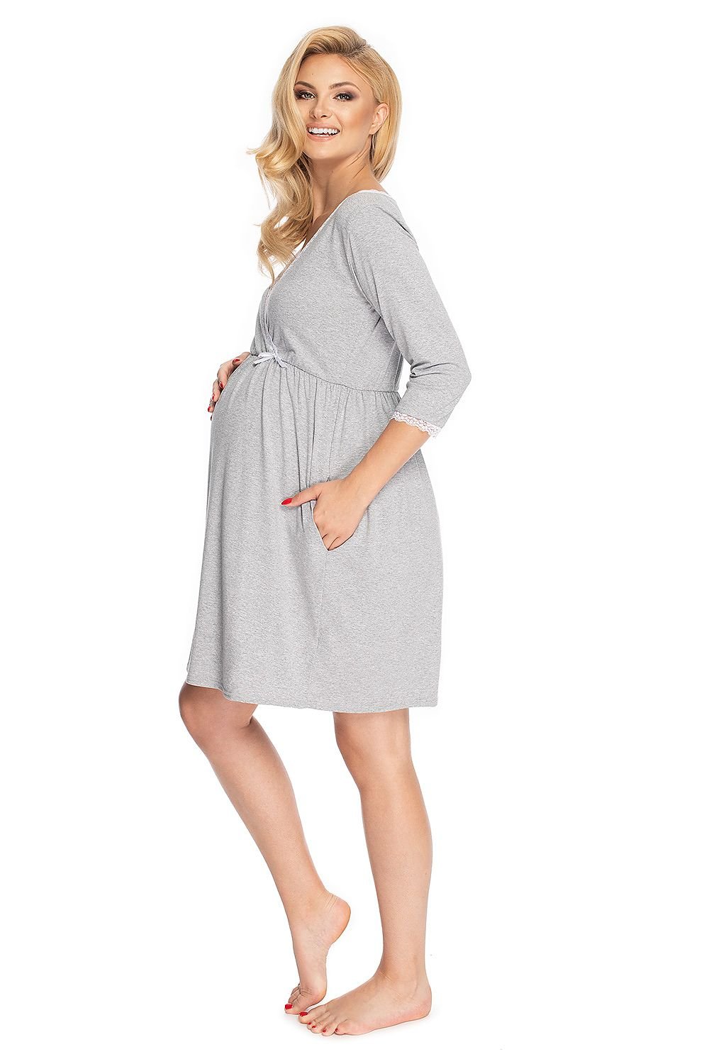 Nightshirt model 147509 Grey by PeeKaBoo - Nightshirts