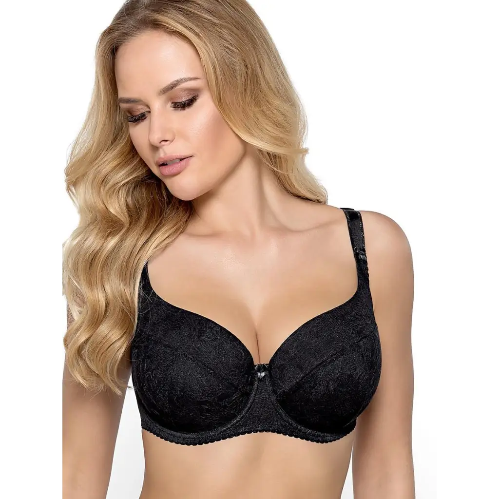 Padded bra model 115705 Black by Gaia - Bras