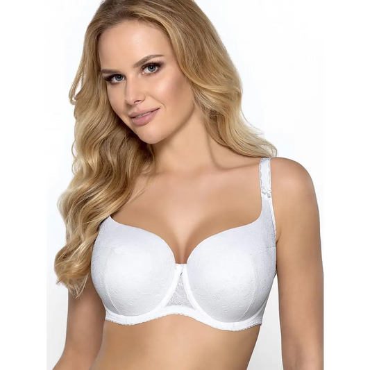 Padded bra model 115746 White by Gaia - Bras