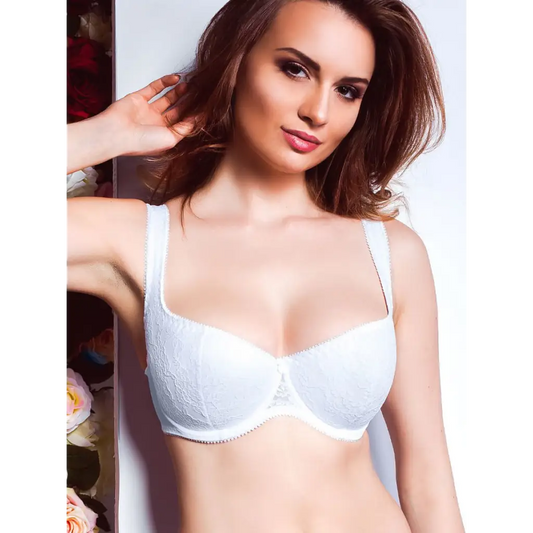 Padded bra model 136871 White by Kostar - Bras