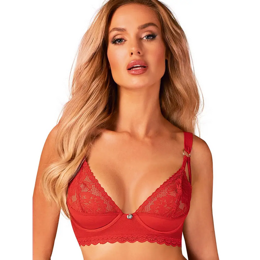 Padded bra model 174574 Red by Obsessive - Bras