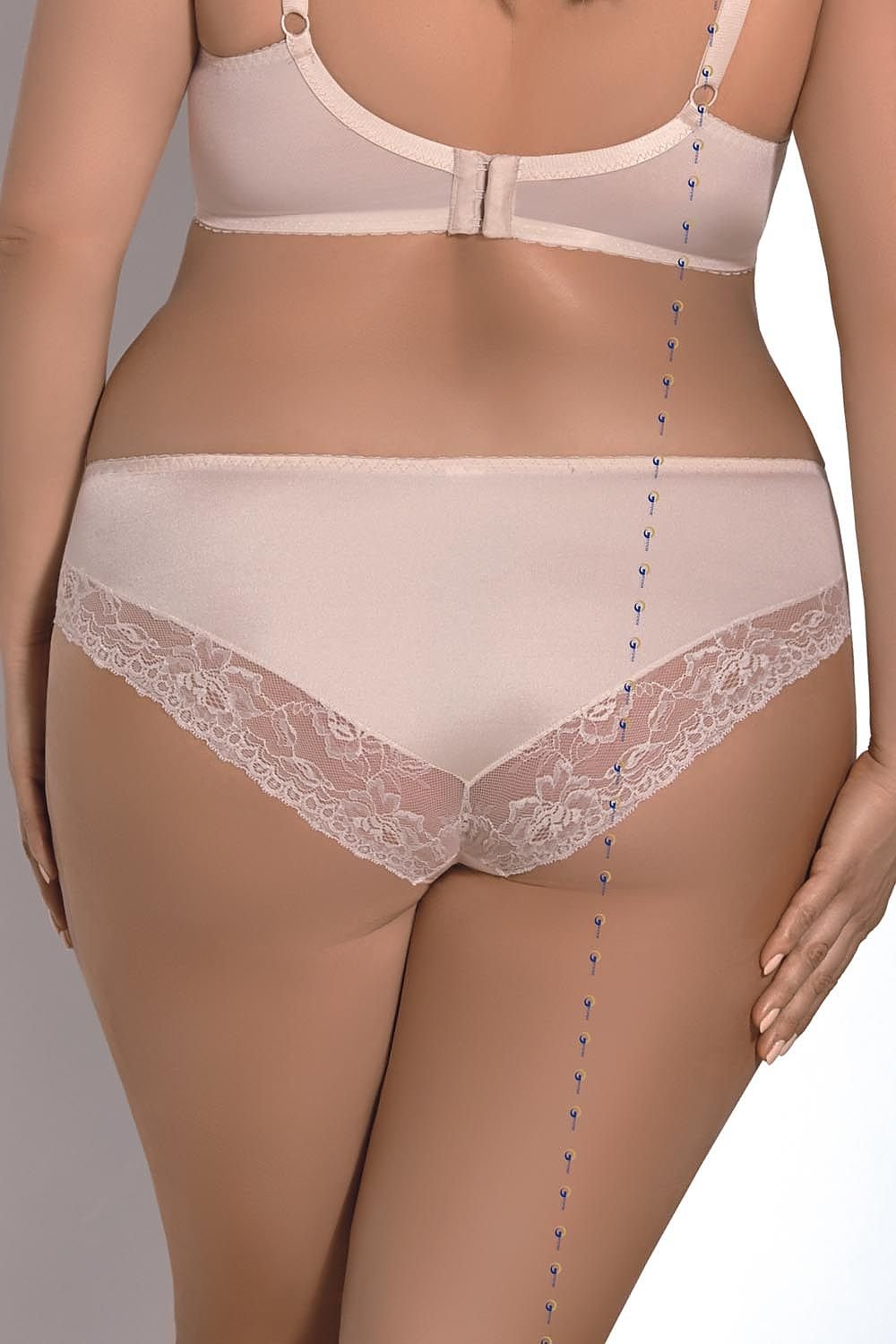 Panties model 114795 Beige by Gorsenia Lingerie