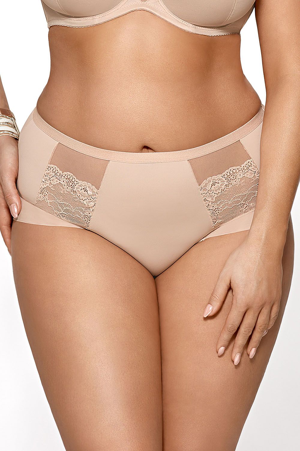 Panties model 120553 Beige by Gorsenia Lingerie