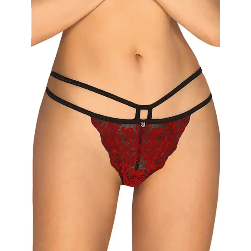 Panties model 160157 Red by Obsessive - Panties