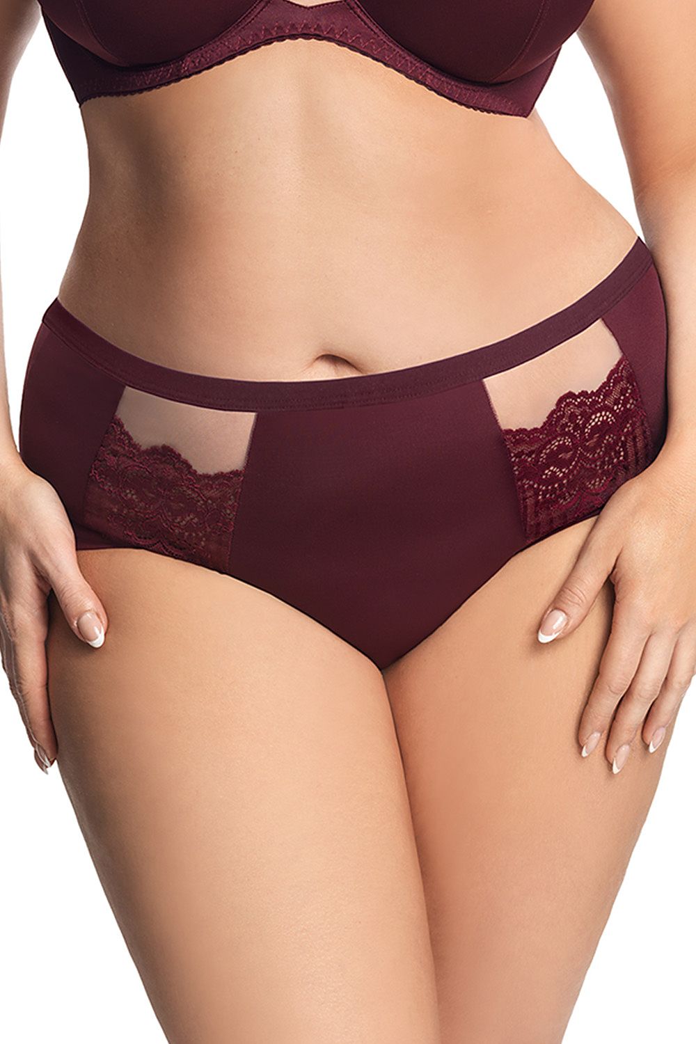 Panties model 161778 Red by Gorsenia Lingerie - Panties