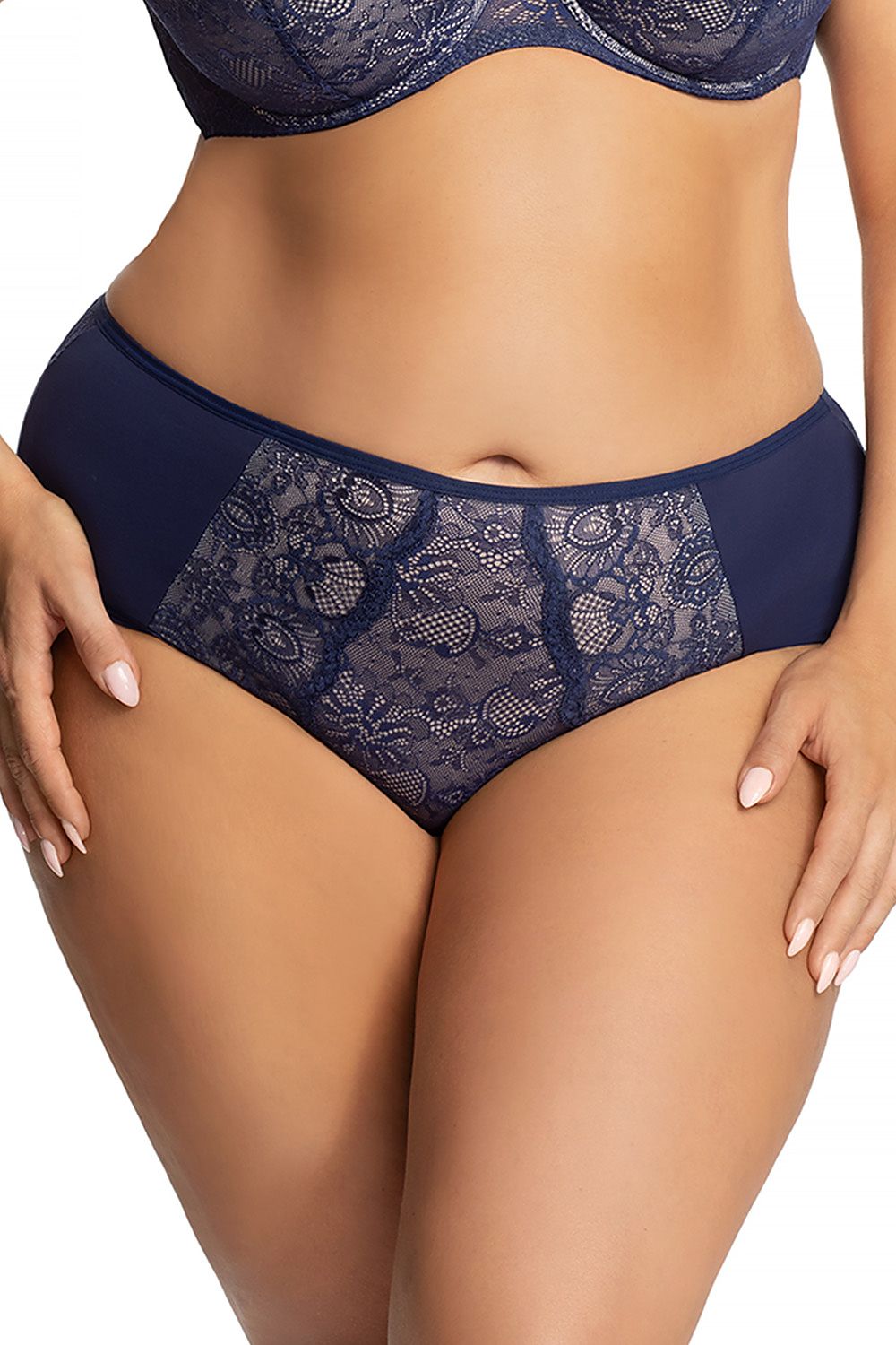 Panties model 172147 Navy Blue by Gorsenia Lingerie