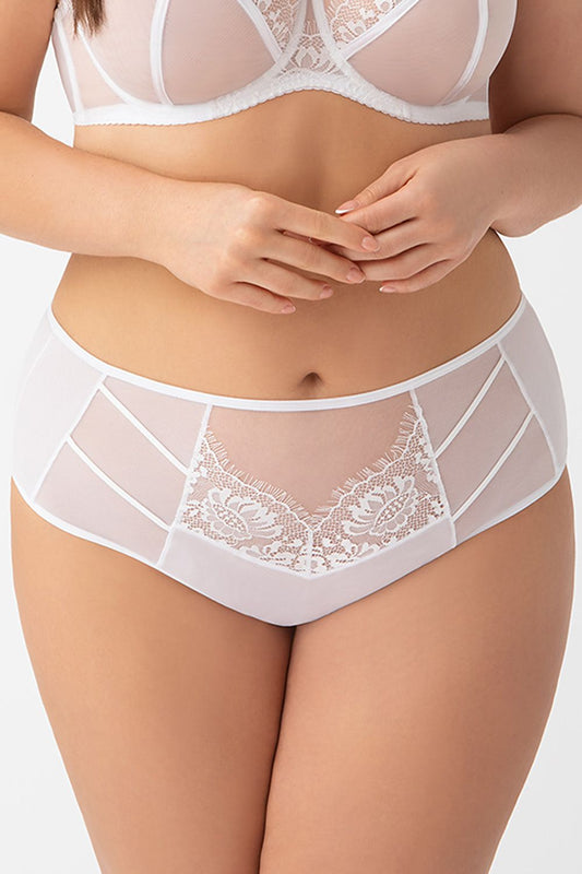 Panties model 182031 White by Gorsenia Lingerie