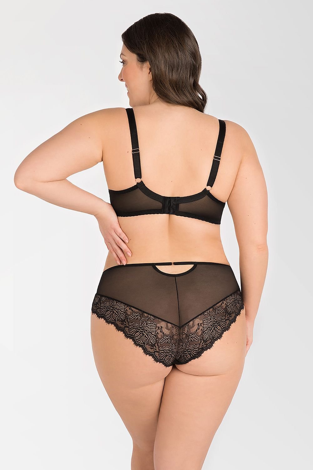 Panties model 190012 Black by Gorsenia Lingerie