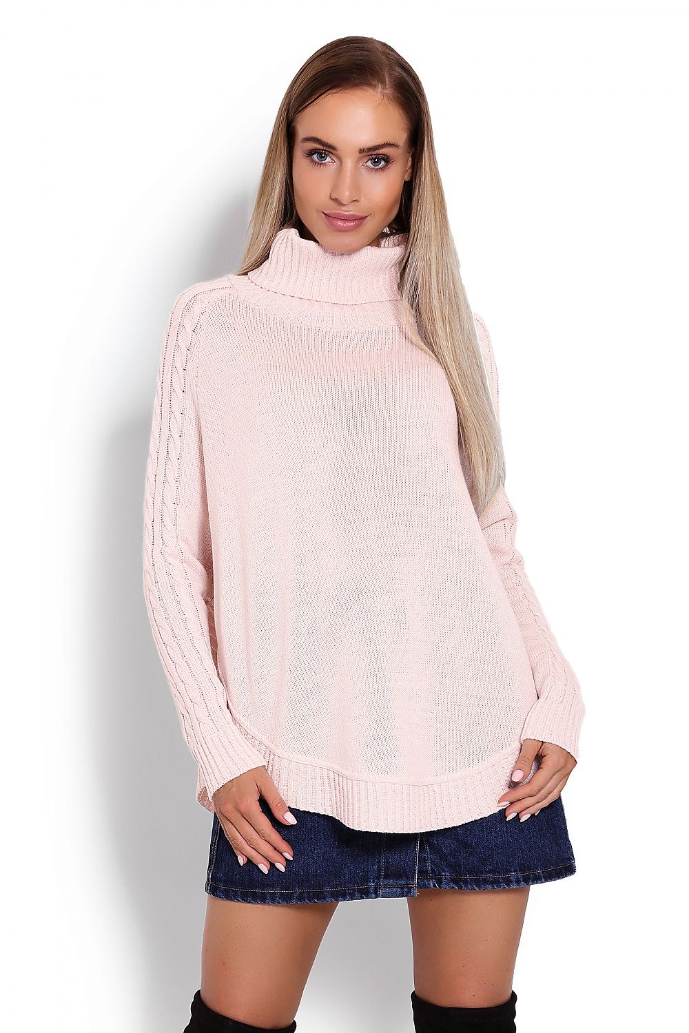 Poncho model 122919 Pink by PeeKaBoo - One Size Ponchos